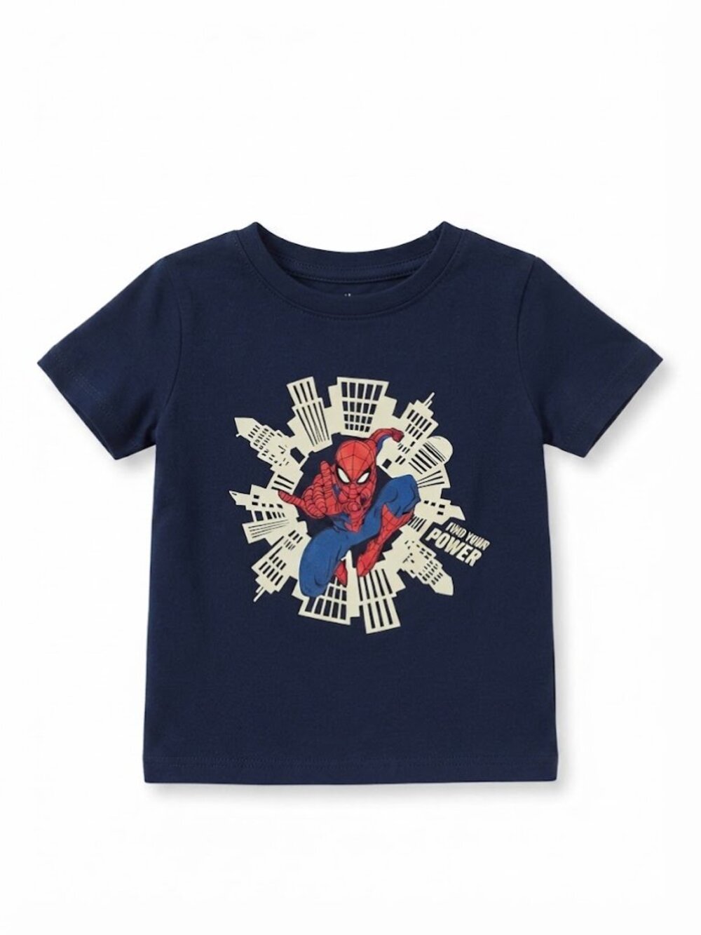 Marvel Spider-Man Old Navy Youth Graphic Short Sleeve T Shirt Navy 4T